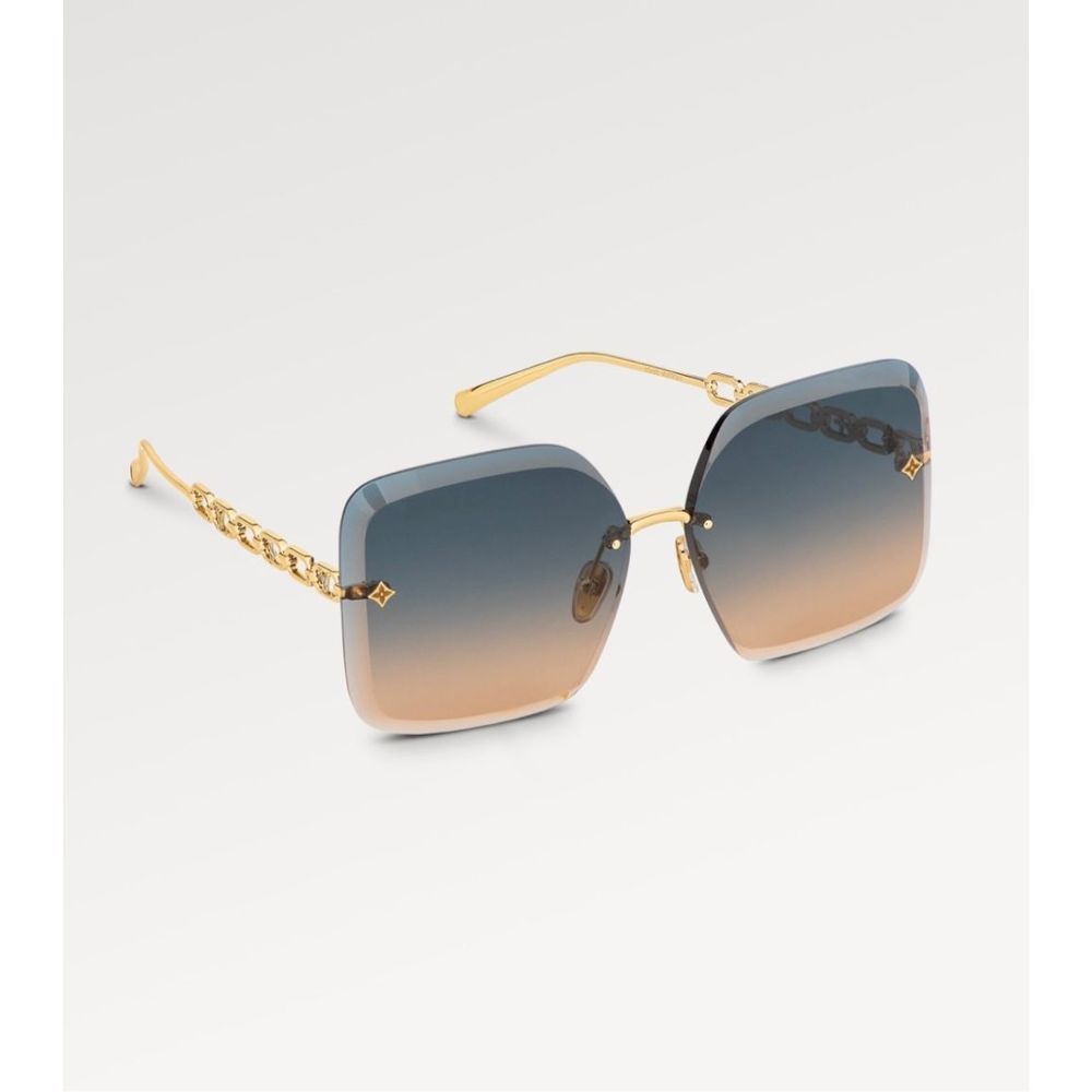 Louis Vuitton Jeweled Chain Square Sunglasses